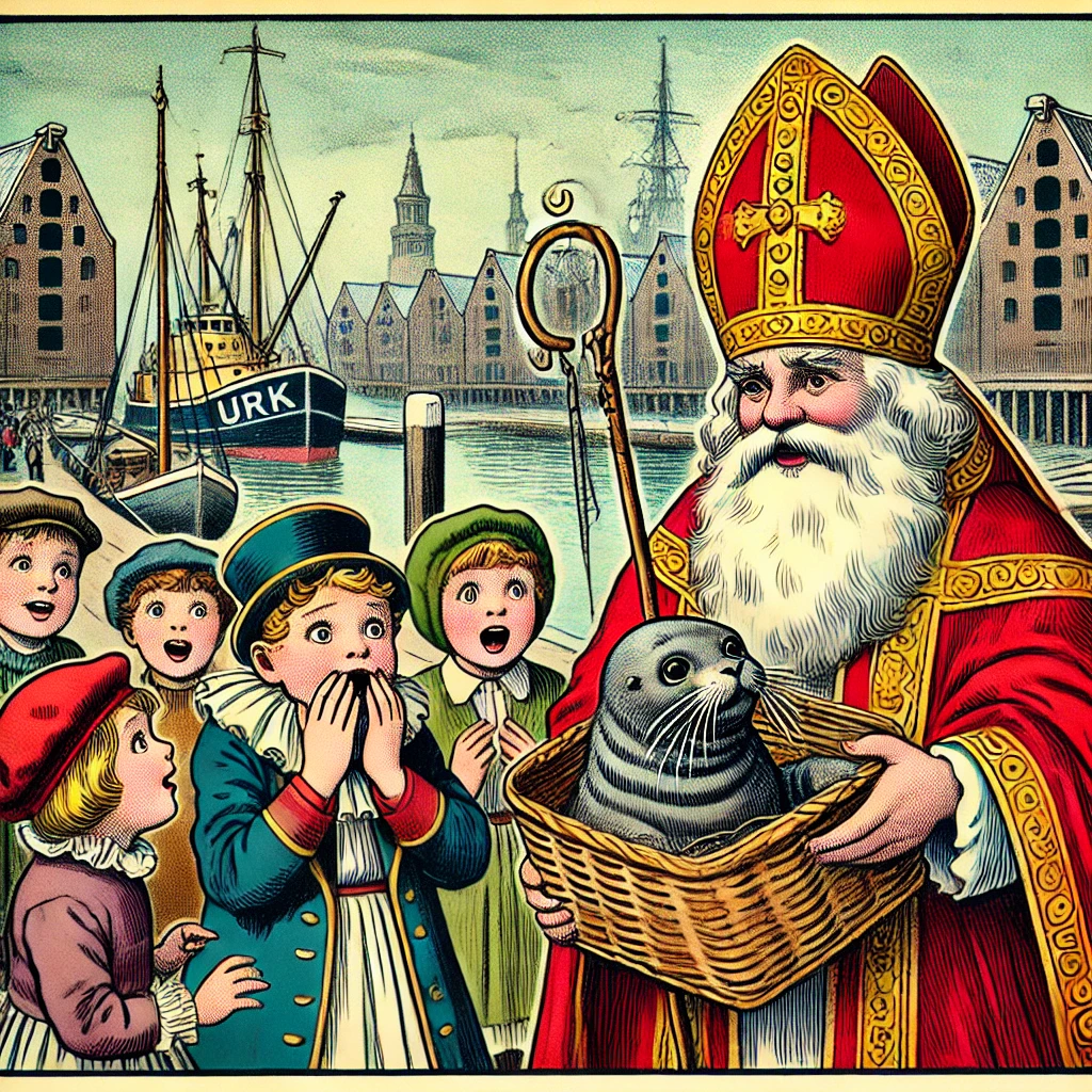 sinterklaas urk zeehond surprise